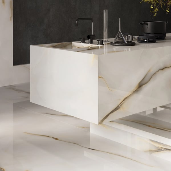 Πλακάκι Tele Di Marmo Pure Onyx Perla γυαλιστερό 60x120 cm  